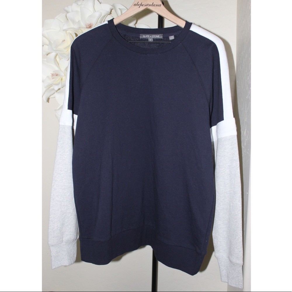 Slate & Stone Gray/Navy Blue Sweatshirt